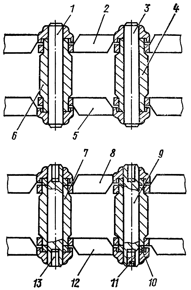 Замена звена и втулки гусеницы Замена звена и втулки гусеницы
