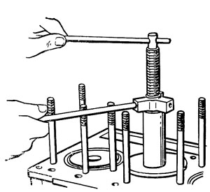 Запрессовка гильз цилиндров